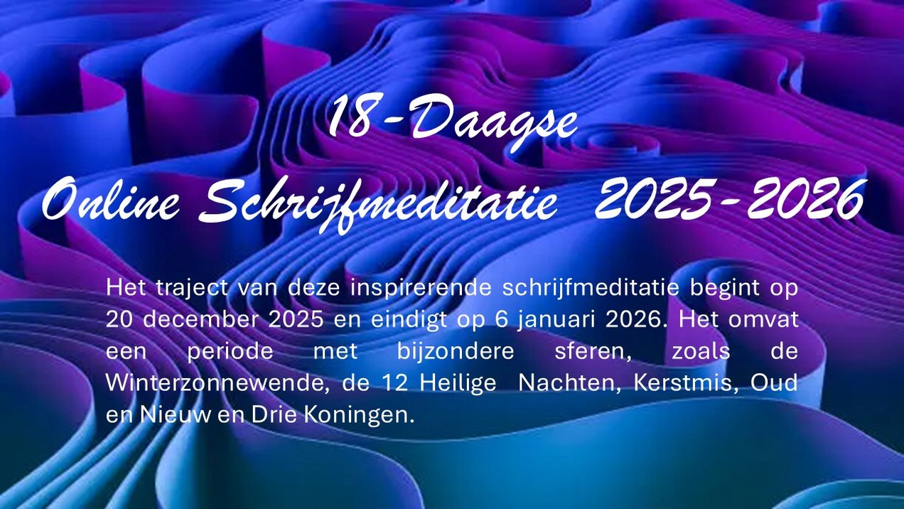 Schrijfmeditatie Gewoon doen